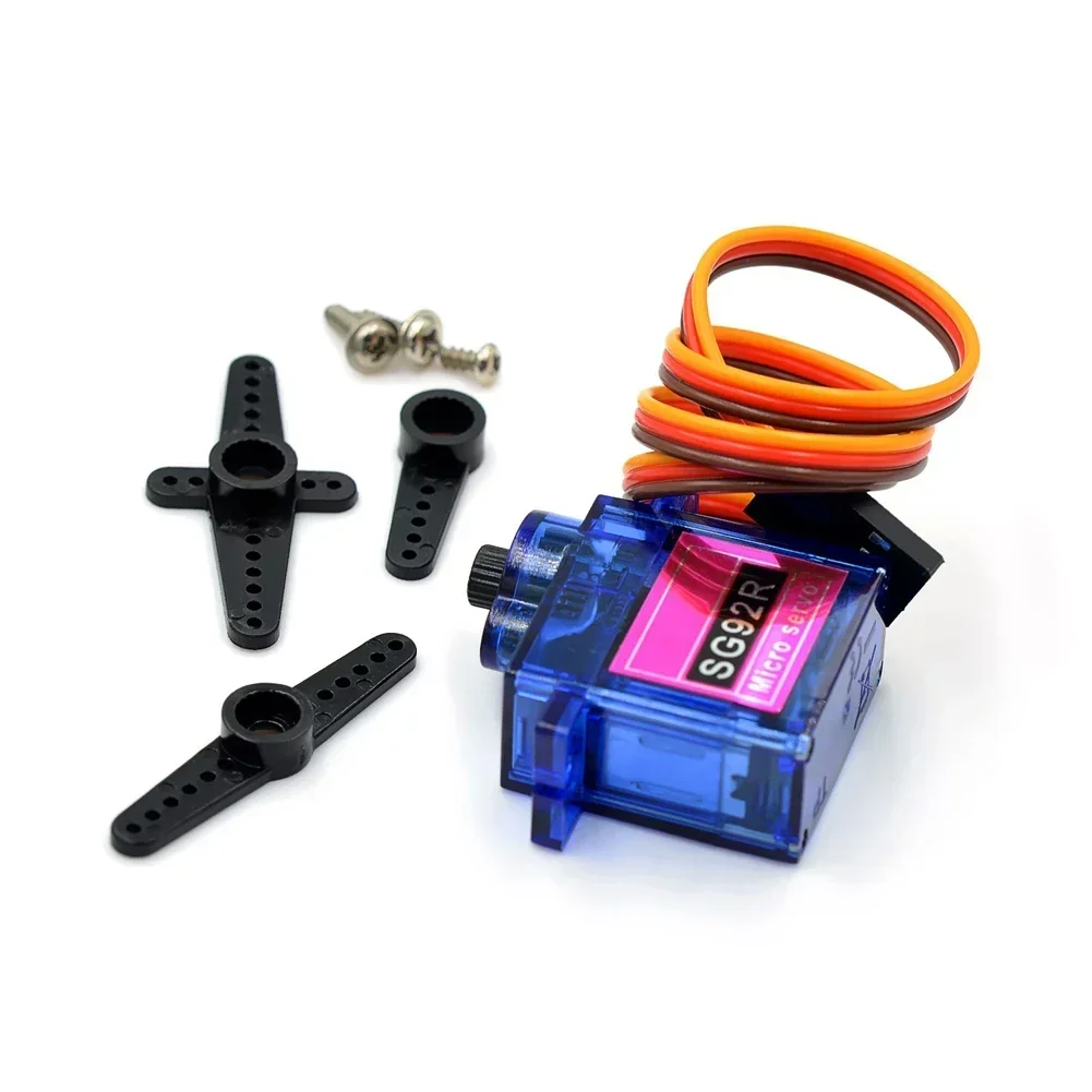 SG92R Micro Servo Motor 4.8-6V 360/270/180 Degree Continuous Rotation Controllable Angle for Robot RC Drone Aircraft 9g DIY Toys thumbnail 4