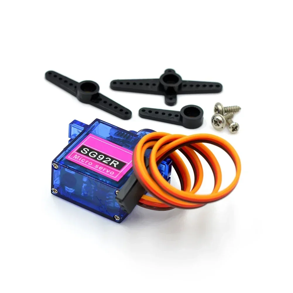 SG92R Micro Servo Motor 4.8-6V 360/270/180 Degree Continuous Rotation Controllable Angle for Robot RC Drone Aircraft 9g DIY Toys thumbnail 5