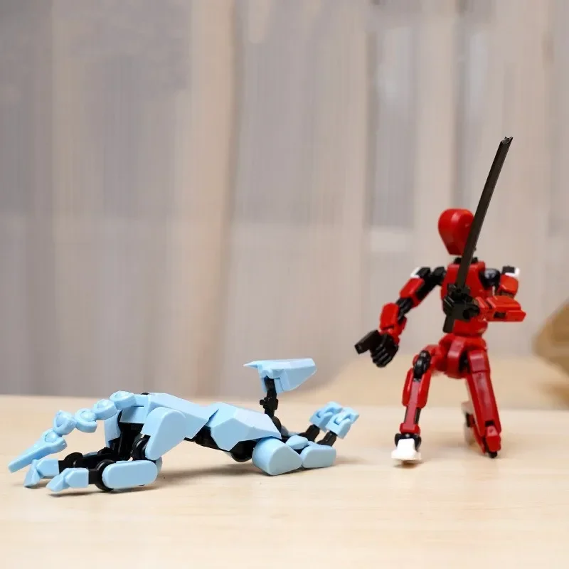 3D Printed Multi-Jointed Movable Shapeshift Robot Action Figure with Full Articulation for Stop Motion Animation 5 Action Figure thumbnail 6