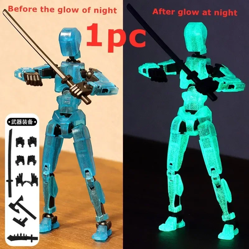 3D Printed Multi-Jointed Movable Shapeshift Robot Action Figure with Full Articulation for Stop Motion Animation 5 Action Figure thumbnail 4