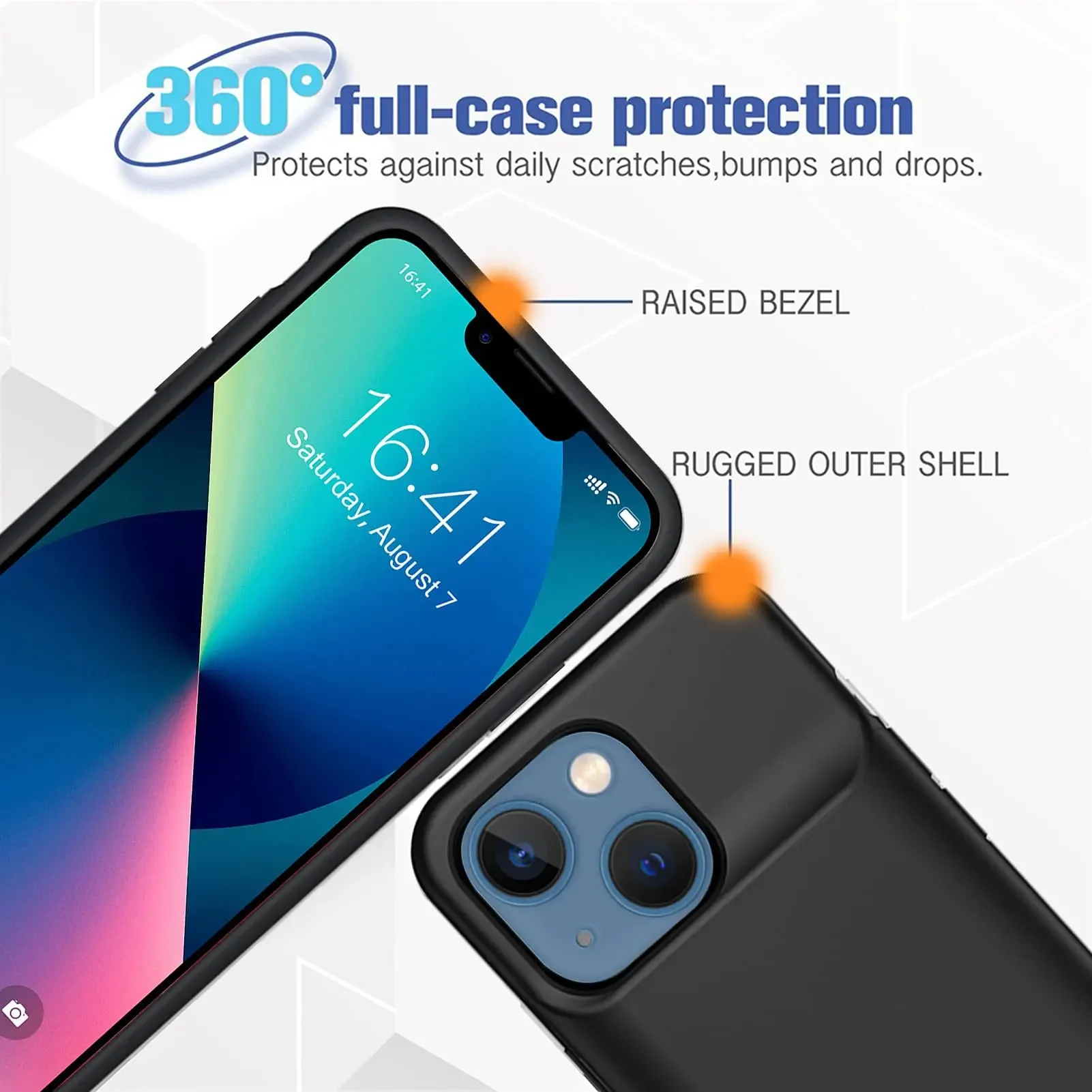 6800mAh Battery Charger Case Powerbank For IPhone 6 7 8 SE X XS XR 11 12 13 14 15 16 pro Backup External Phone Charging Case thumbnail 3
