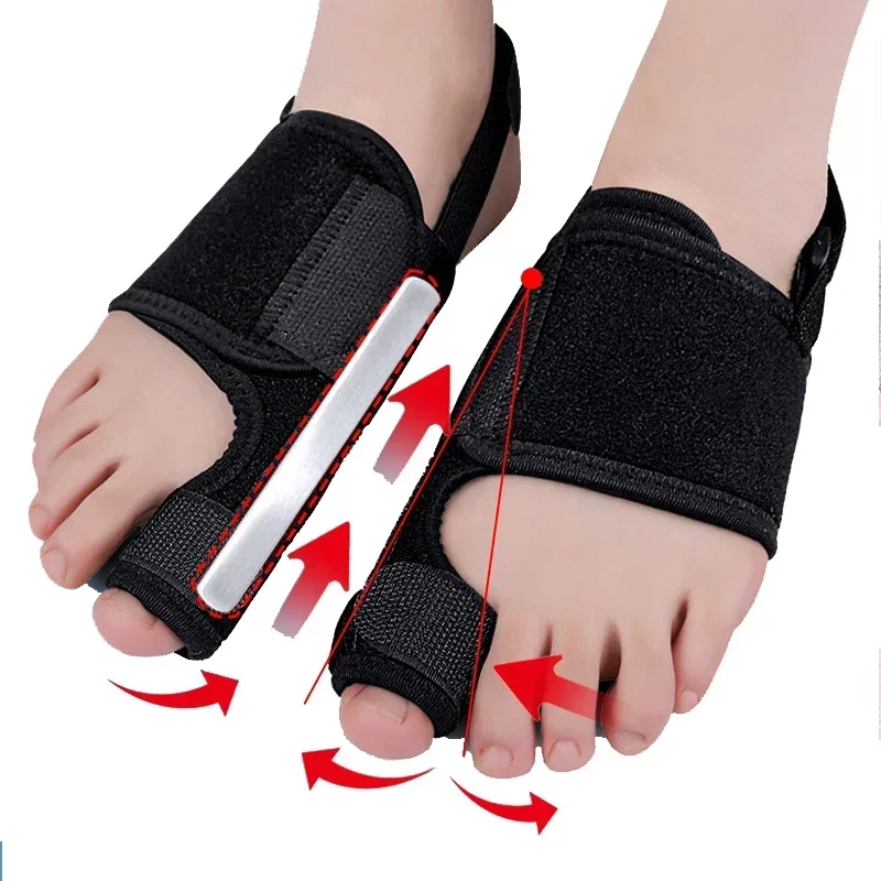 Flexible Splint Toe Separator Hallux Valgus Bunion Corrector Orthotics Feet Bone Thumb Adjuster Correction Pedicure Straightener thumbnail 2