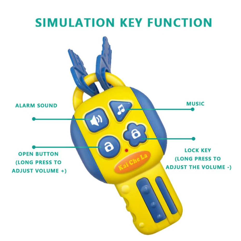 Electric Simulated Driving Steering Three-Dimensional Portable Wheel Copilot Toy Light And Sound Educational Children's Gifts thumbnail 5