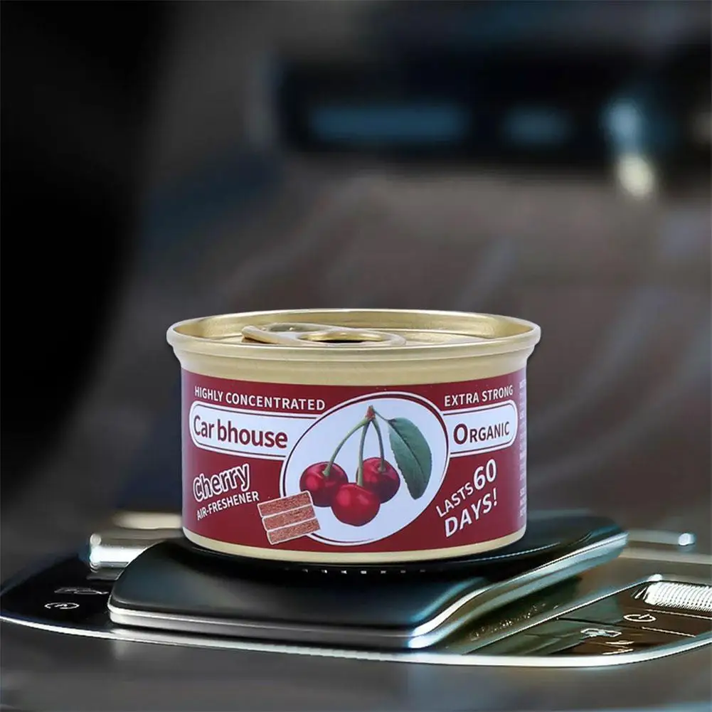Car Flavoring Car Air Fresheners Perfume Canned Wood Blocks Coffee Flavor Long-Lasting Auto Aromatherapy Car Deodorant Supplies thumbnail 4