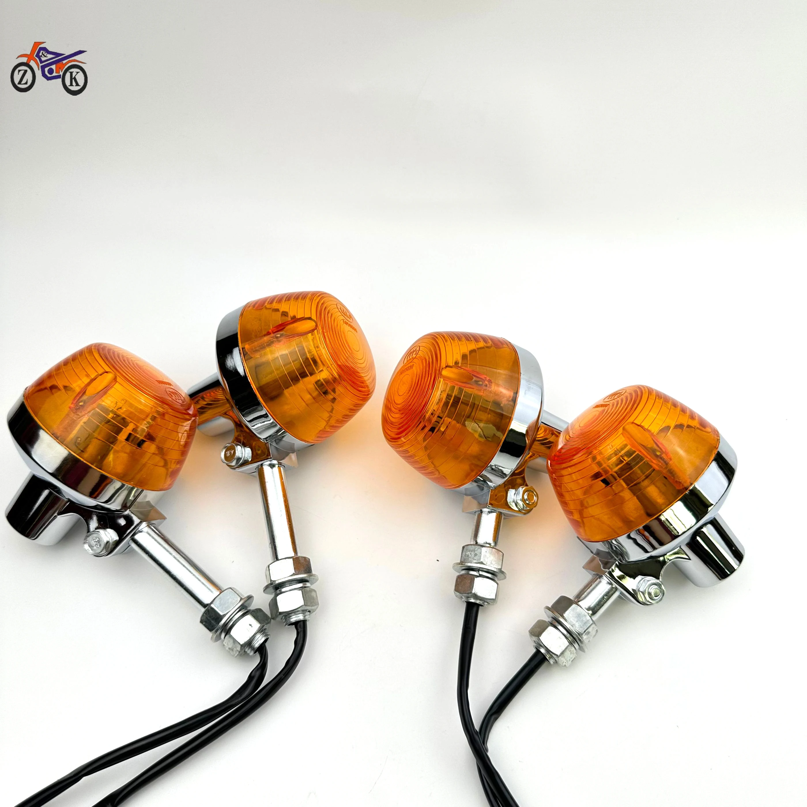A PAIR Universal Motorcycle Turn Signal 12V Light Flashers Lighting Motorbike Lamp Bright for Honda CM125 CM150 150cc 125cc thumbnail 4