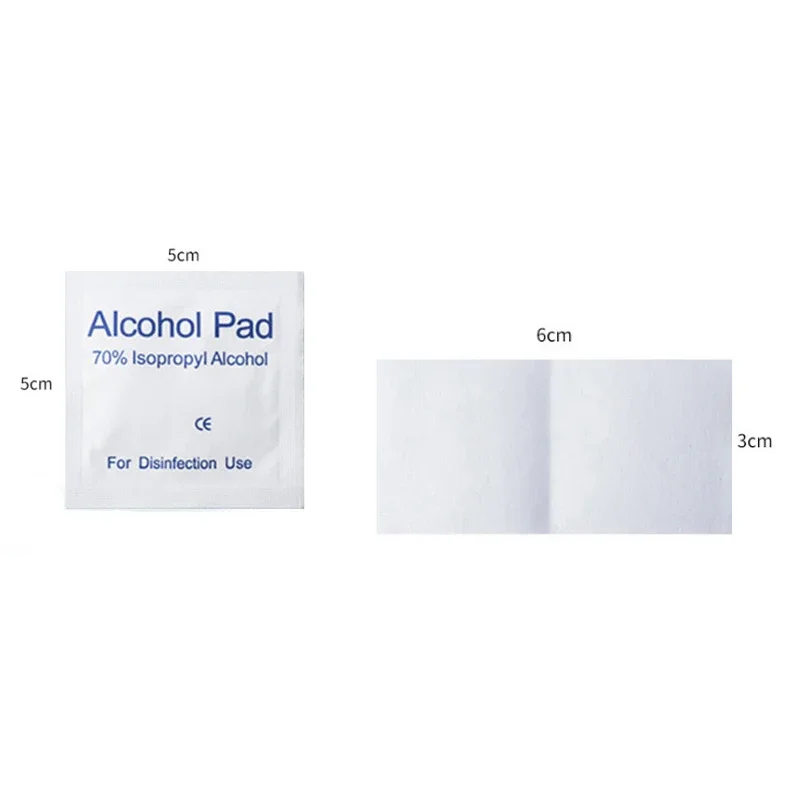 10/100Pcs Disposable Alcohol Cotton Pads Disinfectant Wipe Alcohol Tablets Home Outdoor Cleaning Care Tools 75% Alcohol Wet Wipe thumbnail 4