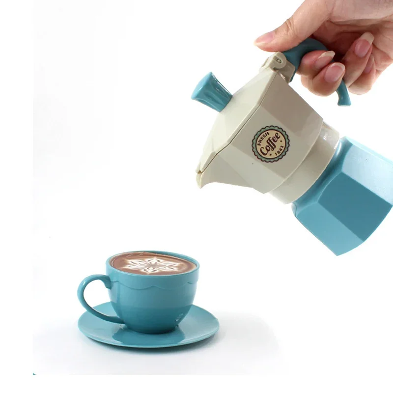 Pretend Play Simulation Coffee Set Tableware Play House/Outdoor Kitchen DIY Afternoon Tea Game Toy For Children Kids Gift thumbnail 2