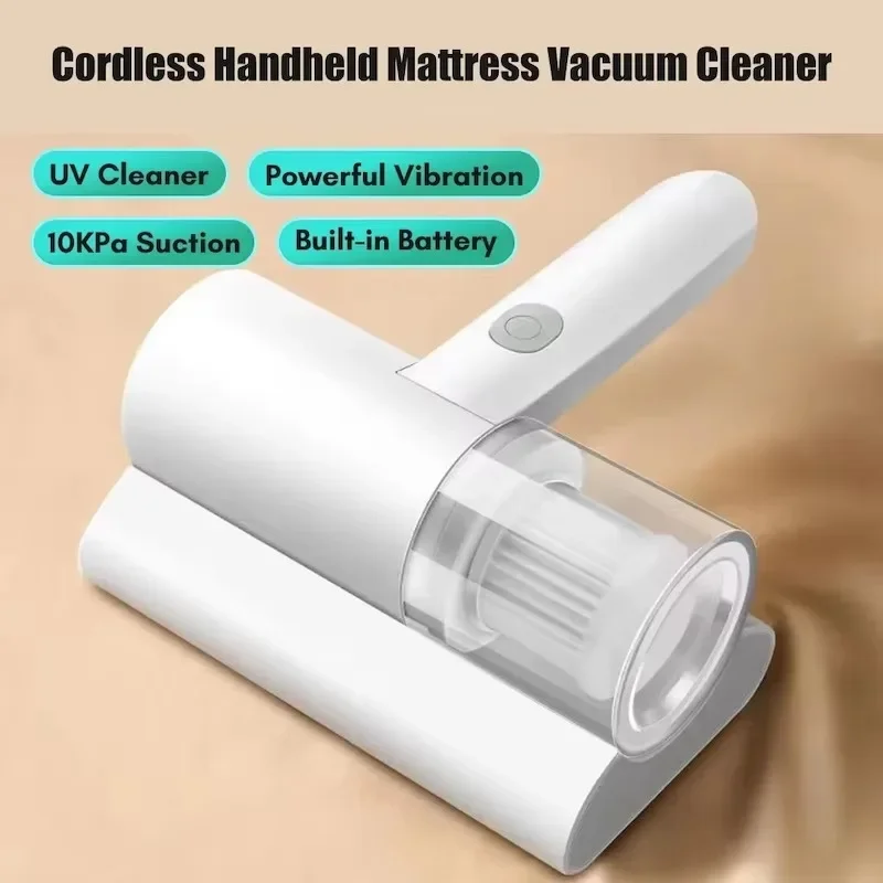 Household Mattress Vacuum Cleaner Electric Mite Removal Cordless Handheld Vacuum Uv Sterilization Bed Remover Mite Remover thumbnail 4