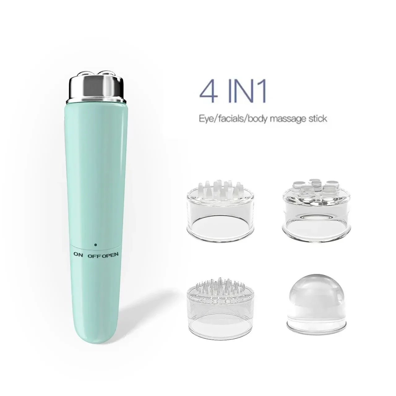 4 In 1 Electric Facial Massager Micro Vibration Eye Beauty Instrument For Relax Eye Dark Circles Eye Bags Puffiness Eye Massage thumbnail 4