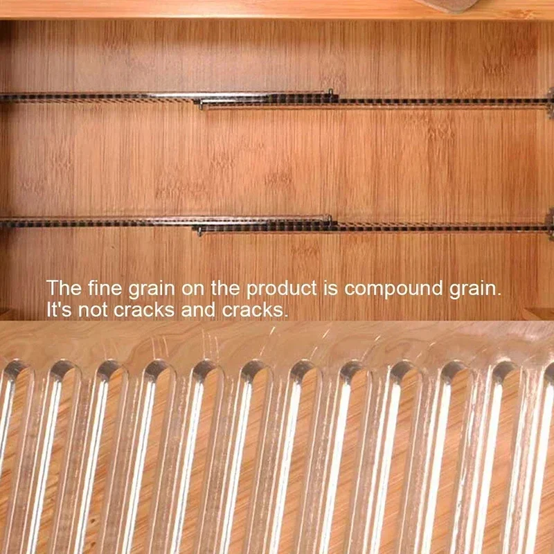 2pcs Adjustable Clapboard Drawer Dividers DIY Punch-Free Closet & Wardrobe Organizer Durable Storage Partition Separator Tools thumbnail 5