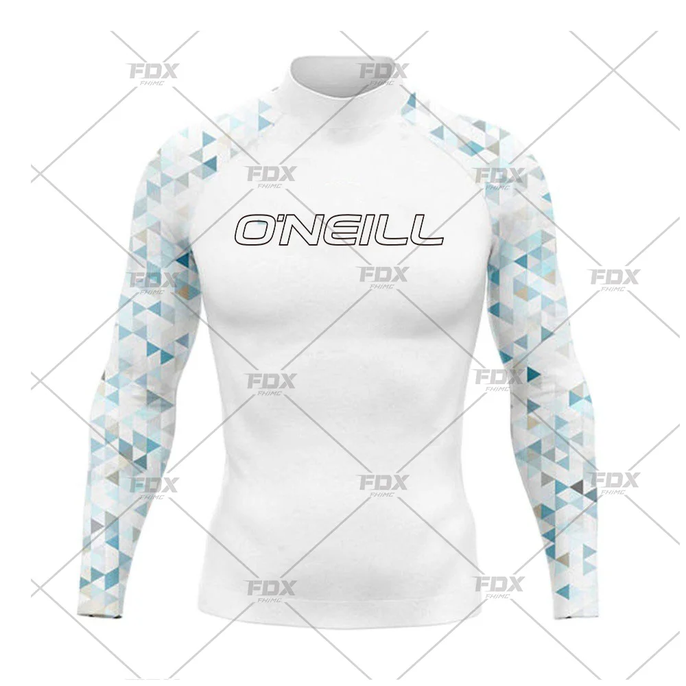 New Rashguards Surfing Men's Long Sleeve Shirts Uv Protection Surfing Clothing Rash Guard Swimwear Surfer Diving Shirts Swimsuit thumbnail 4