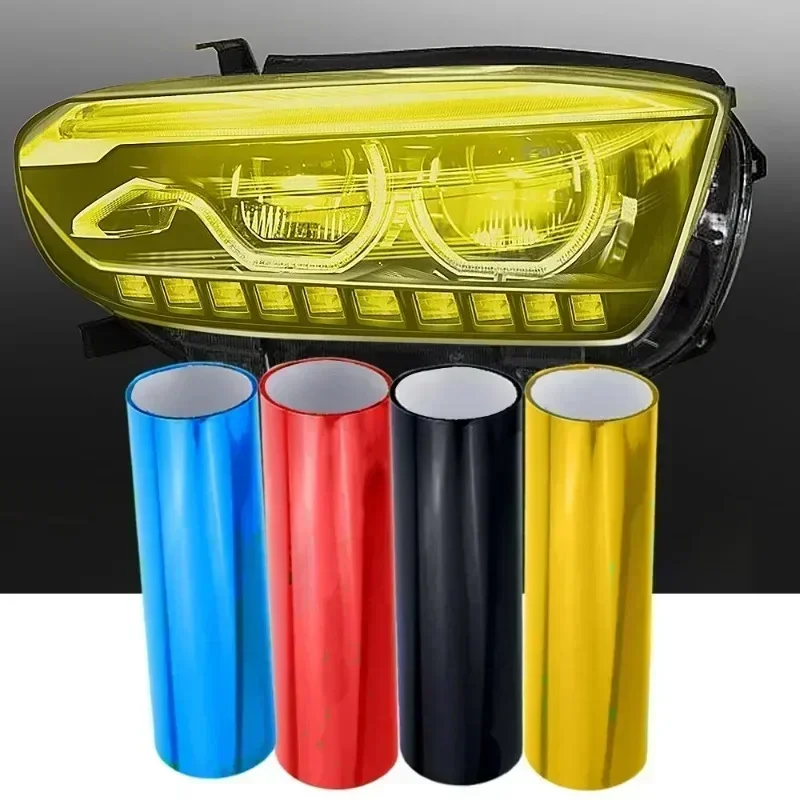 Car Light Headlight Taillight Tint Vinyl Film Headlight Foil Sticker Premium Quality Film on Headlights Car Accessories thumbnail 4