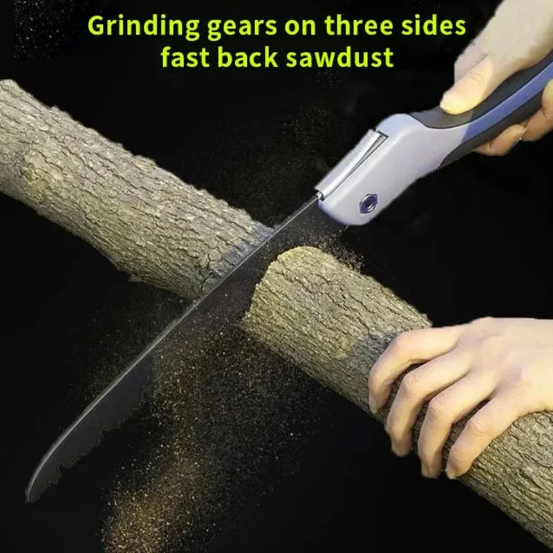 Folding Hand Saw Multifunctional Outdoor Logging Saw Woodworking Folding Portable Saw For Garden Pruner Gardening Tools Tree thumbnail 3
