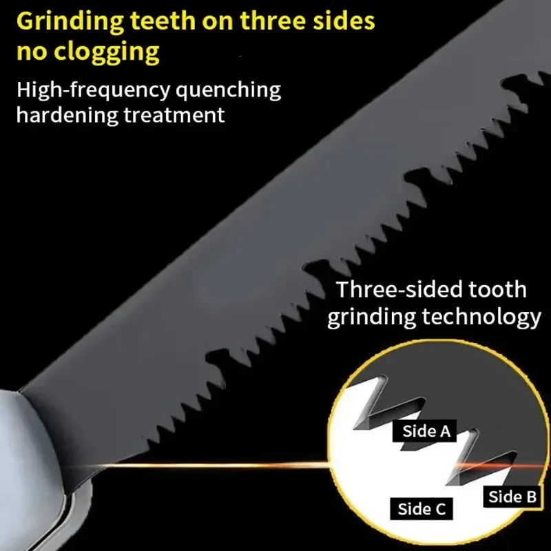 Folding Hand Saw Multifunctional Outdoor Logging Saw Woodworking Folding Portable Saw For Garden Pruner Gardening Tools Tree thumbnail 6