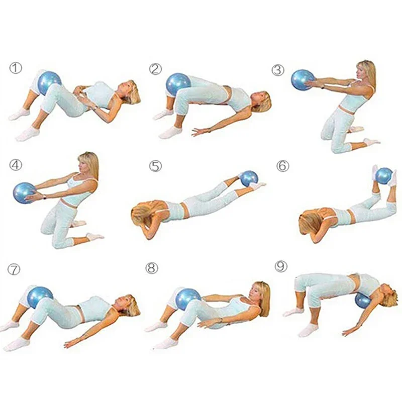 25cm Yoga Ball Exercise Gymnastic Fitness Pilates Ball Balance Exercise Gym Fitness Yoga Core Ball Indoor Training Equipment thumbnail 6