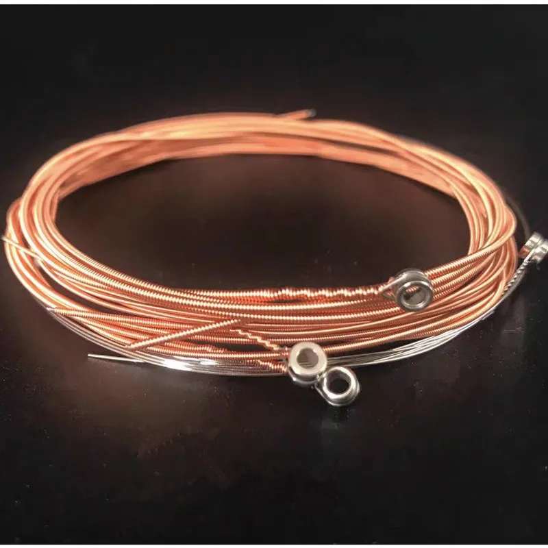 1 Set Alice A206 Acoustic guitar strings 6 pcs set copper strings 1-6 for acoustic guitar Stainless Steel Coated Phosphor Bronze thumbnail 5