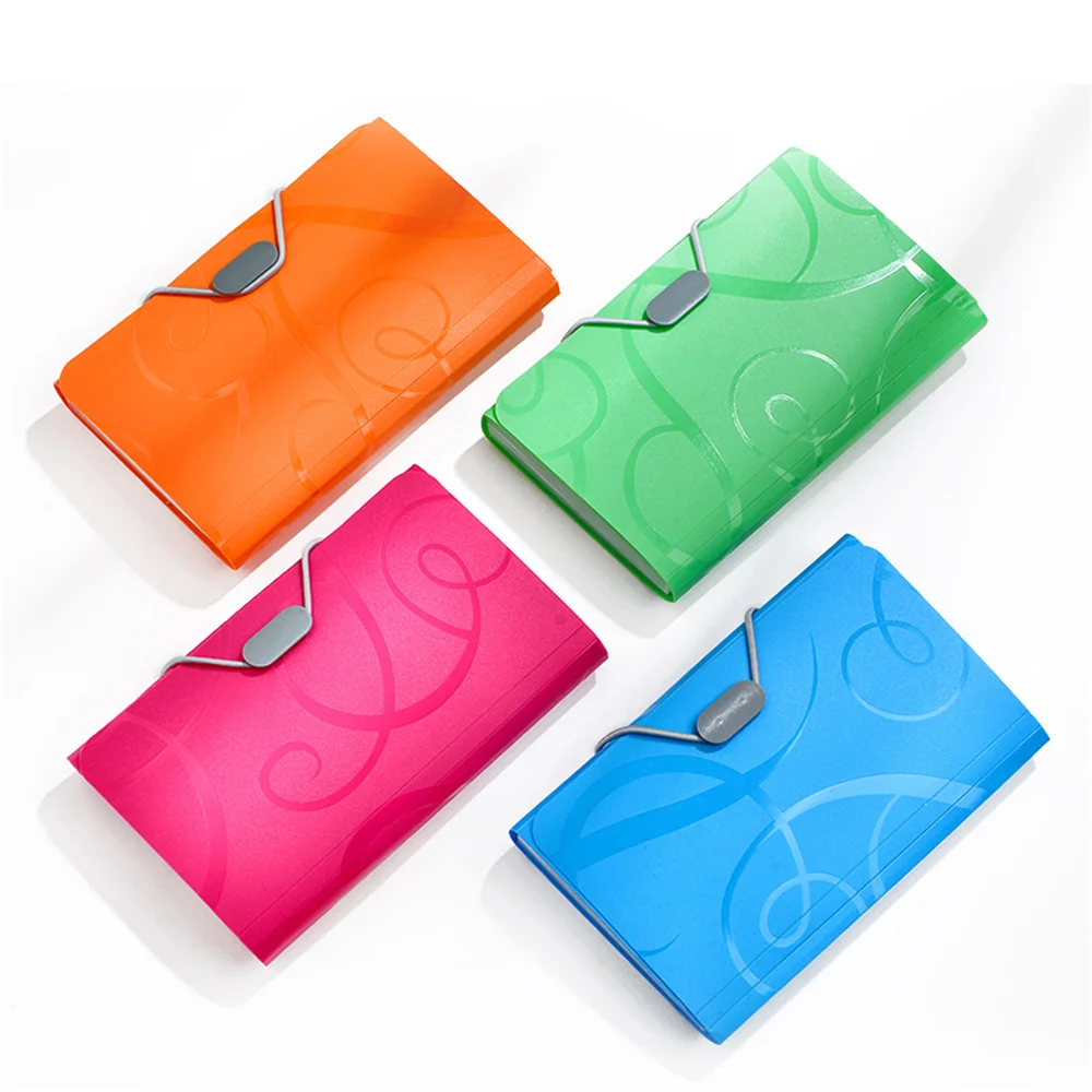 A6 Organ Bag Expanding File Folder For Documents Candy Colors Document Folders School Supplies File Organizer Office Binder thumbnail 6