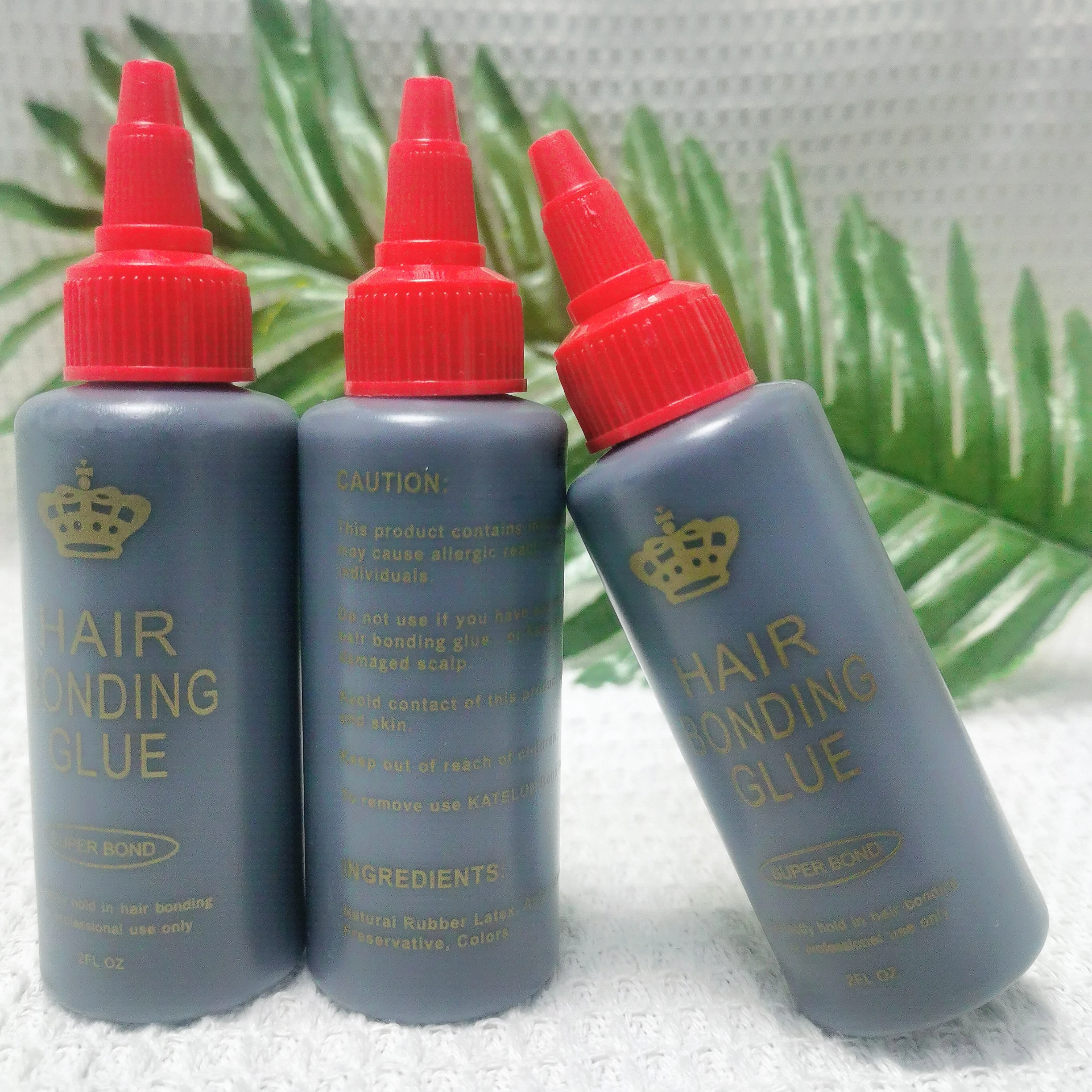 1 Oz/2 Oz/4 Oz  30ml/60 ml/118ml Black Hair Weft Bonding Glue Hair Weave bond thumbnail 5