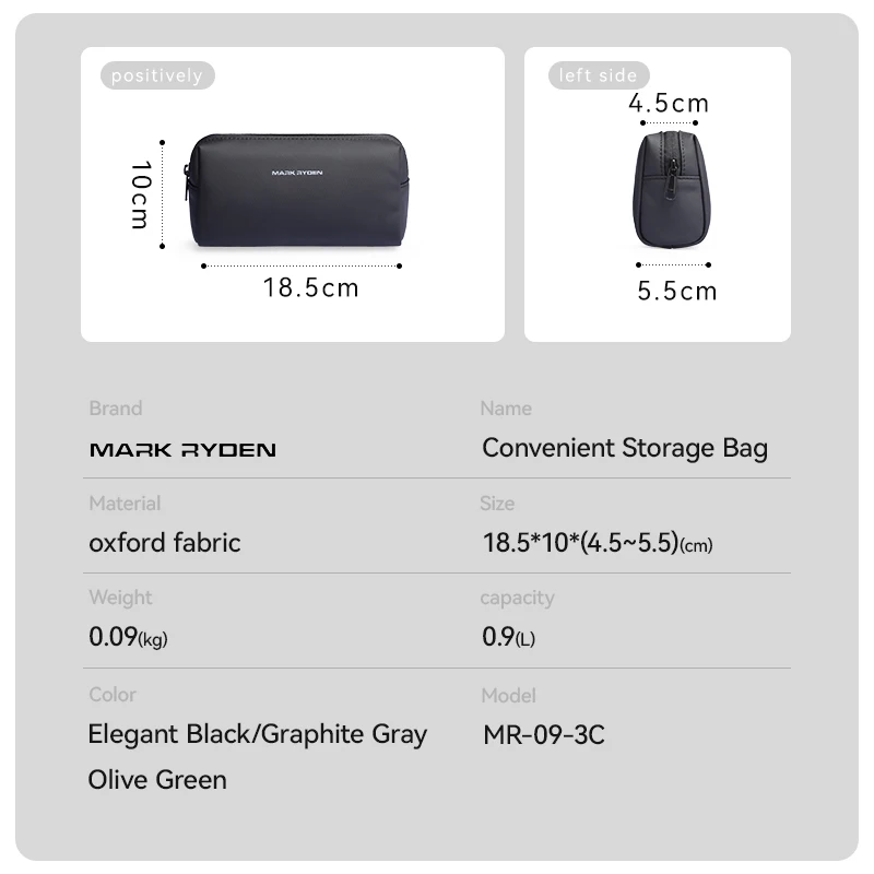 MarkRyden Portable Large Capacity Traveling Toiletries Bag thumbnail 6