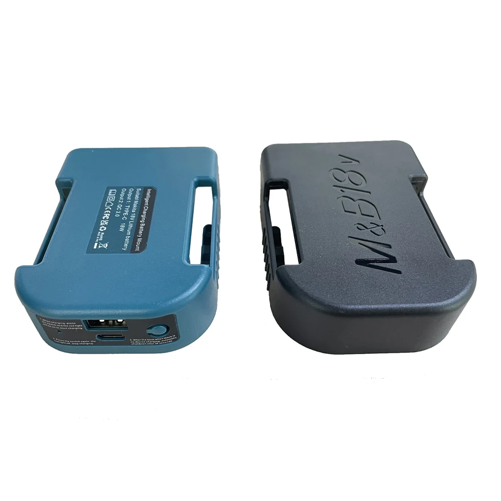 1Pc For Makita 18V With USB With Type-C Battery Holder For Makita Battery BL1840 BL1850 BL1860 Charger Adapter Fast Charging thumbnail 3