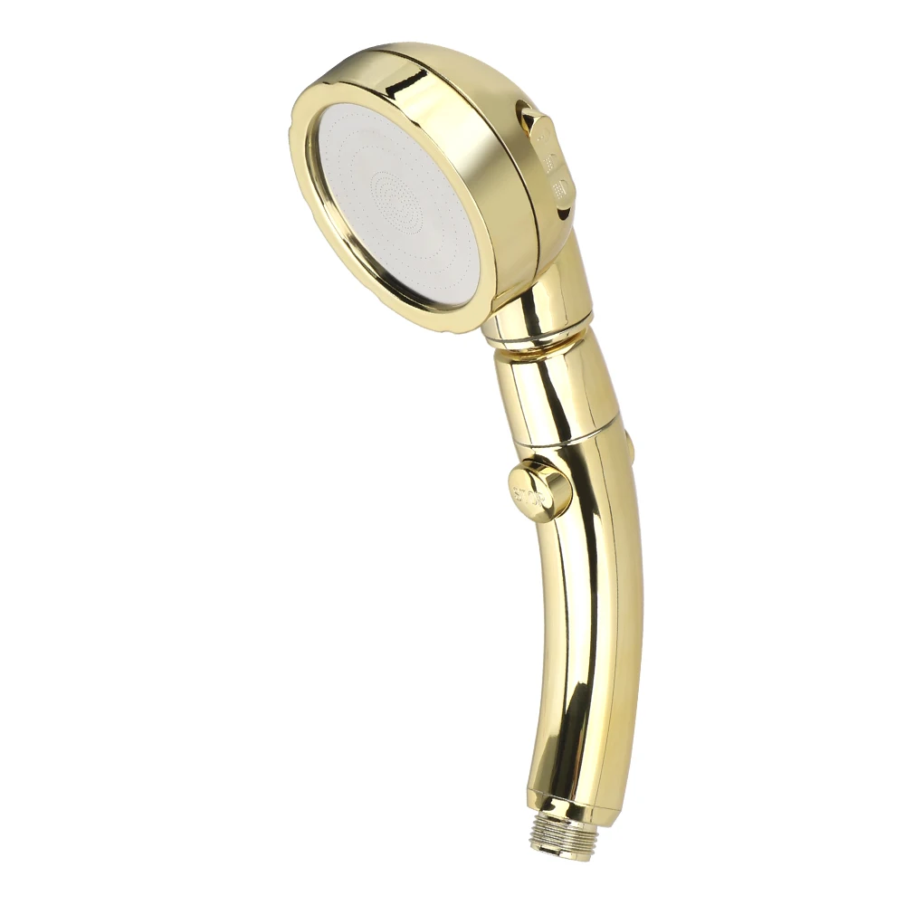 360 Degrees Rotating Handheld Shower Head Adjustable Water Saving Shower Head 3 Spray Setting with ON/OFF Pause Switch thumbnail 6