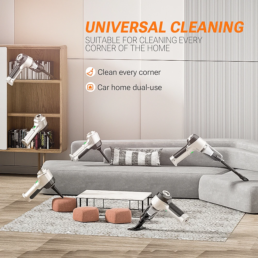 SZUK 9998700PA Car Vacuum Cleaner Strong Suction Cordless Wireless Cleaner Portable HandHeld Vacuum Cleaner Cleaning Machine thumbnail 6
