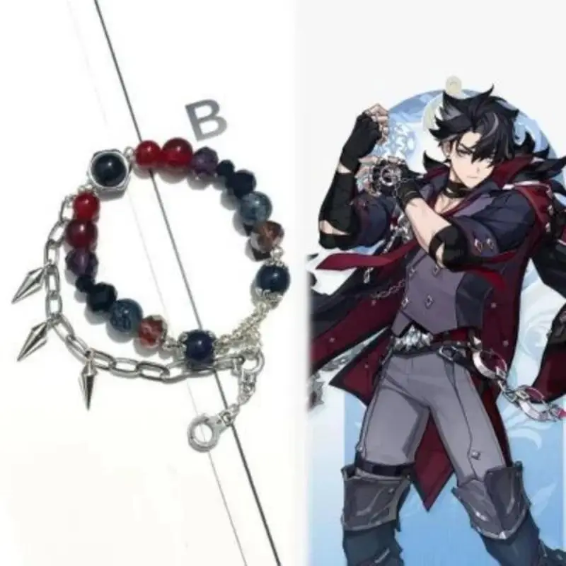 Anime Game Genshin Impact Neuvillette Wriothesley Cosplay Bracelet Unisex Beads  Pendant Bracelets Jewelry Accessories Gifts thumbnail 2