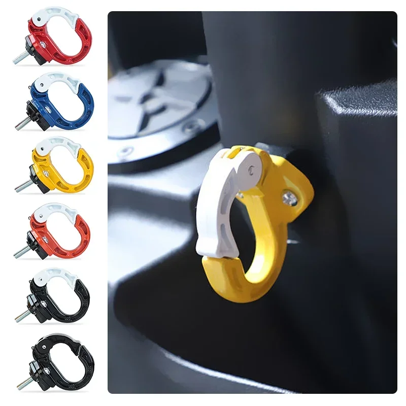 Universal Motorbike Luggage Hook Helmet Holder Cargo Mount Motorcycle Aluminum Alloy  Front Claw Hanger For Motorbike Accessorie thumbnail 6