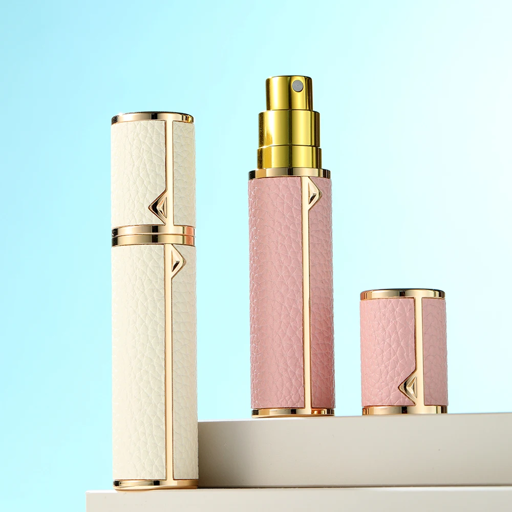 Louischanzl 8ml Magnet Leather refill Perfume Atomizer Bottle Portable Spray Mini Perfume Atomizer for Travel Cologne Dispenser thumbnail 2