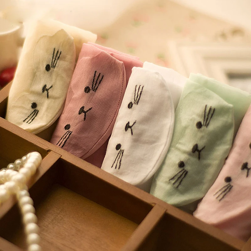 Cat kitten Thin Embroidery Dots Summer Kawaii Tights for Child Baby Girls Kids Sheer Pantyhose Cute Kitty Ballet Dance Stockings thumbnail 4