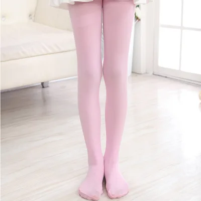 Kids Baby High Quality Pantyhose Student Ballet Dance Tights Infant Sweet Girls Child Anti-pilling Velvet Solid Color Stockings thumbnail 2
