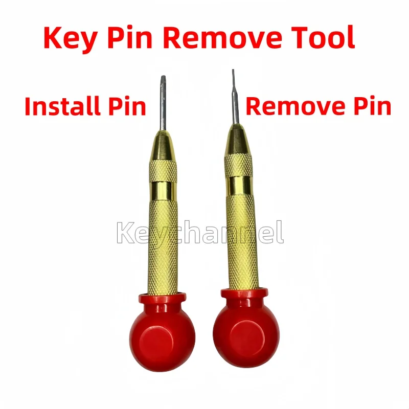 2pcs Car Key Remove Pin Tool Key Blade Remover for KEYDIY Xhorse Folding Car Key Locksmith Multiple Pin Fix Disassembly Tool