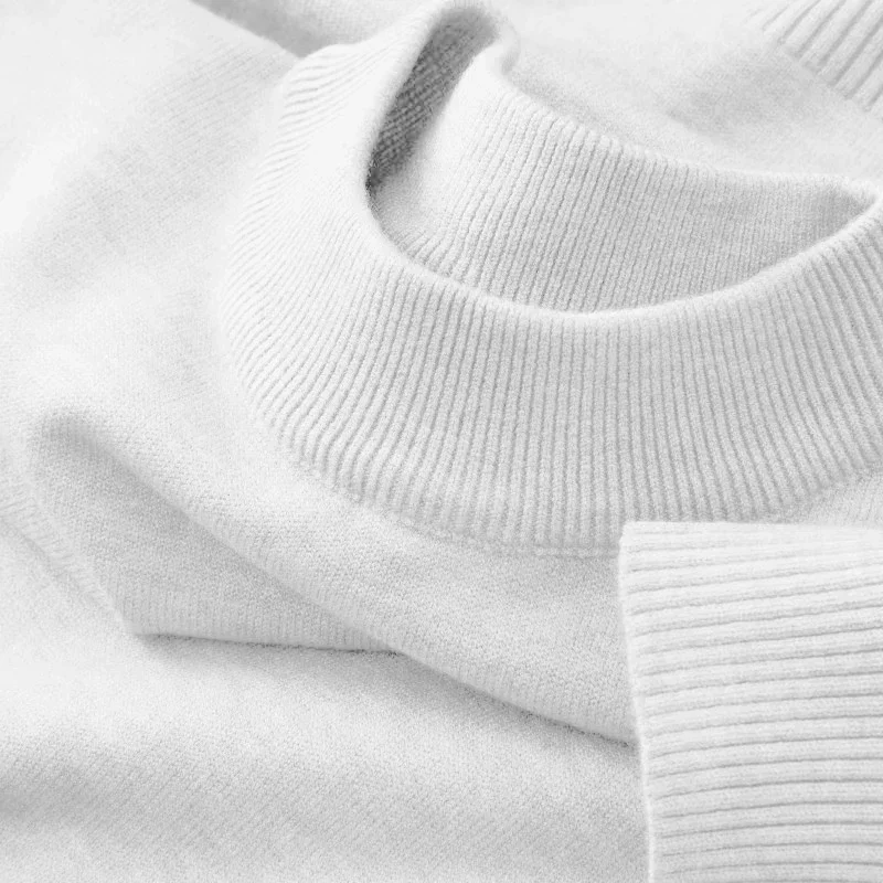 Autumn New Men's Casual Mock Turtleneck Sweater Long Sleeved Warm Pullover Basic Lightweight Street Clothing Knitted Jacket Top thumbnail 4