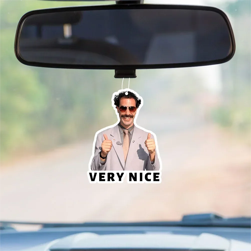 very nice car air freshener - car mirror hanging perfume car diffuser sheet - car interior thumbnail 3