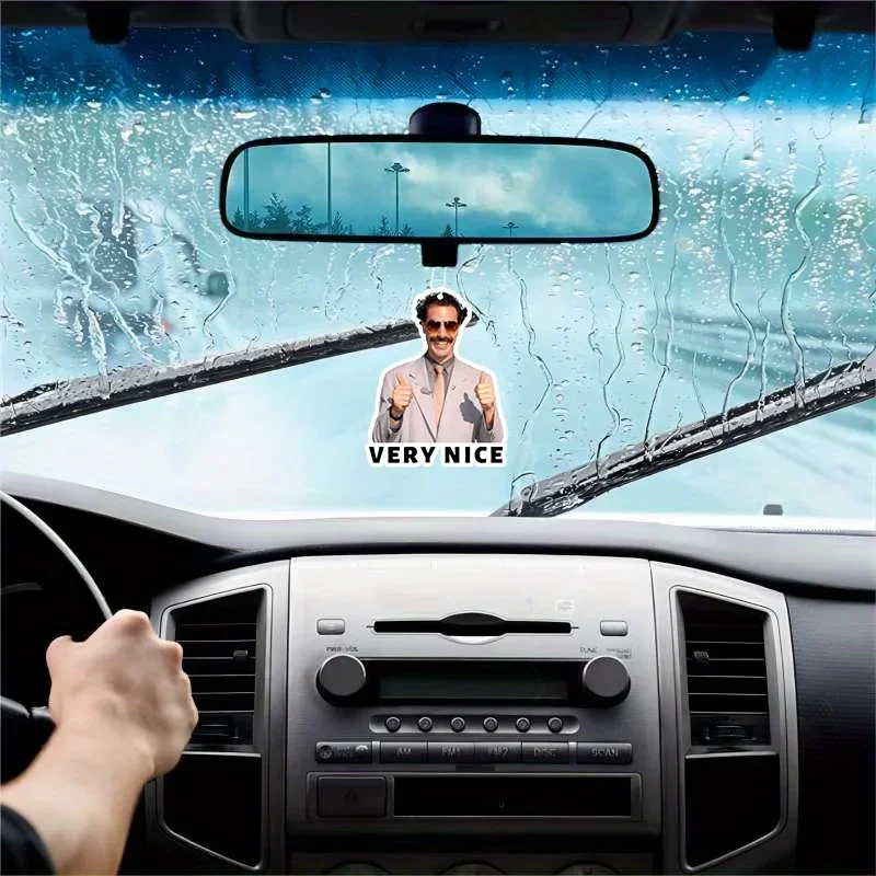 very nice car air freshener - car mirror hanging perfume car diffuser sheet - car interior thumbnail 4