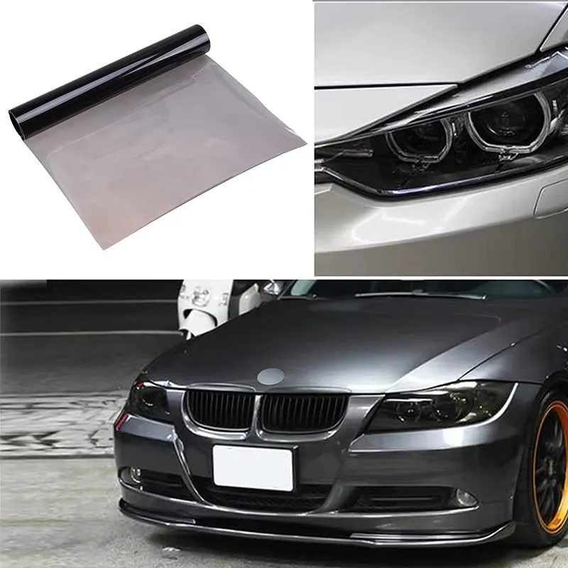 30x60cm Amber Orange light film Car Fog Light Headlight Taillight Tint Vinyl Film Sheet Sticker Auto Body Film Cover Car Styling thumbnail 4