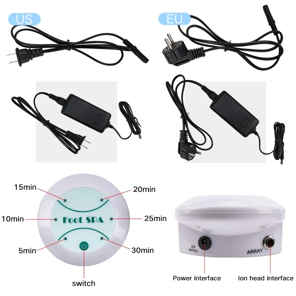 Ionic Foot Bath Detox Ionic Detoxification Machine for Feet Detoxifi SPA Machine Electric Footbath Machine ARRAY Spa Para Pies thumbnail 5