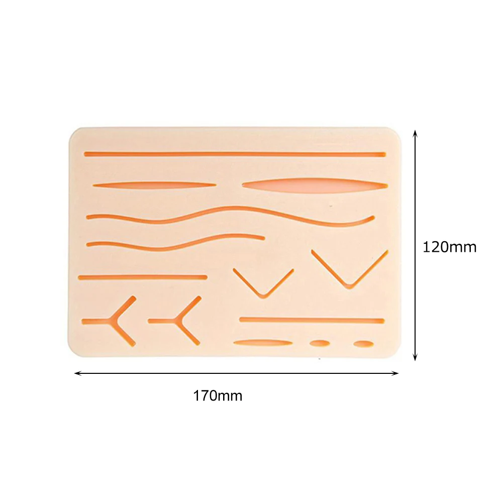 1-4Set Medical Students Suture Practice Kit Surgical Training with Skin Pad Model Tool Set Educational Teaching Equipment thumbnail 6