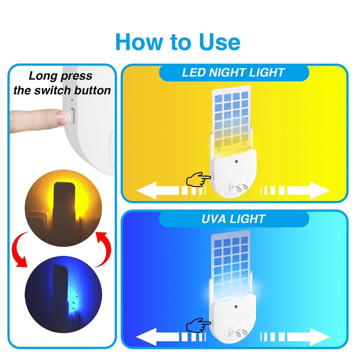 Insertable Adhesive Mosquito Killer Lamp UV Purple Light Lure Mosquito,Fly,Insect,Cockroach,Insect Trap Mosquito Killer Lamp thumbnail 4