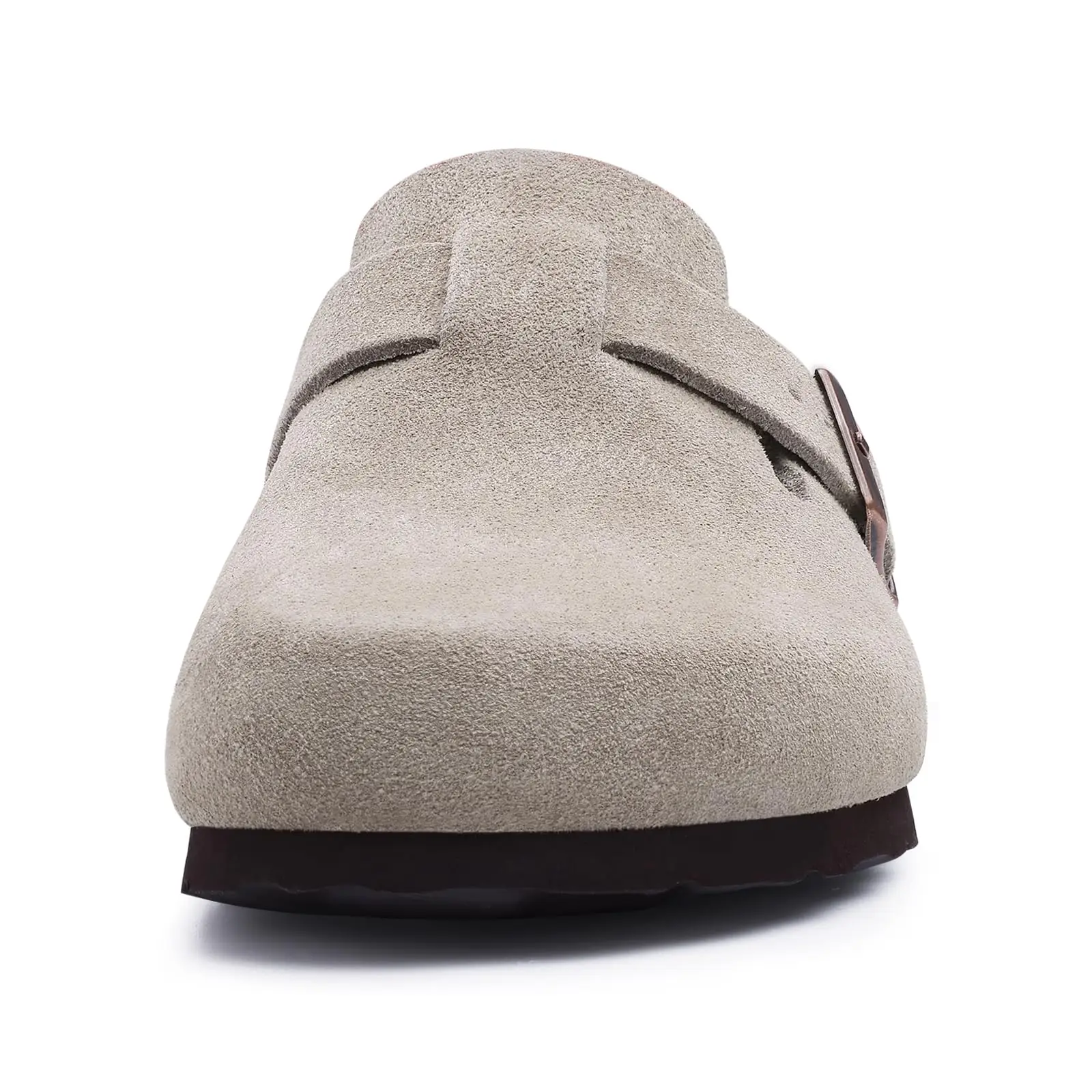 Asgard Women Men Suede Leather Clogs Slippers Fashion Unisex Cork Footbed Sandals Outdoor Antiskid Mules Shoes with Arch Support thumbnail 5