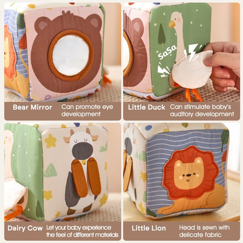 Baby Montessori Toys Magic Tissue Box Finger Exercising Busy Board Educational Learning Activity Sensory Toys For Kids Baby Game thumbnail 4
