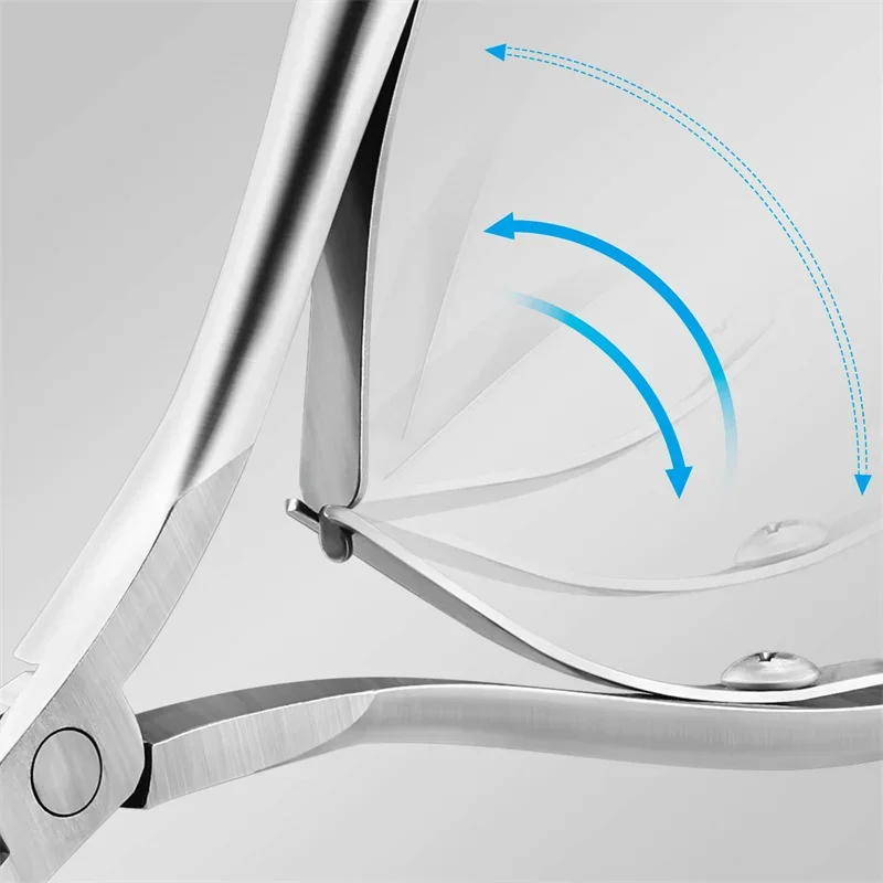 Professional Cuticle Cutter Nail Nippers Scissors Manicure Pusher Pedicure Tong Dead Skin Remover Nail Cuticle Regrowth Tool thumbnail 5