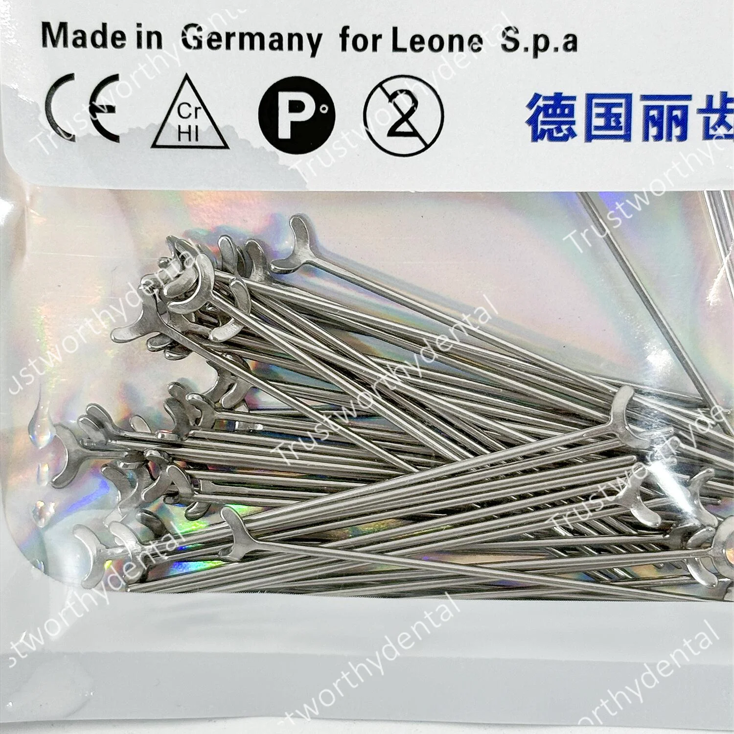 0.9mm Dental J Clasp Ball Retainer Roach Orthodontic Oblique Bar Y-Type Denture ScheuTeeth Position Hold thumbnail 2
