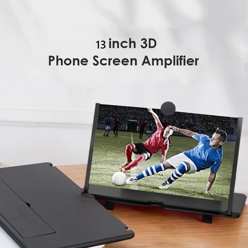 14 inch 3D Screen Amplifier Mobile Phone Screen Video Magnifier HD Expander Projector Smartphone Display Magnifying Bracket thumbnail 4