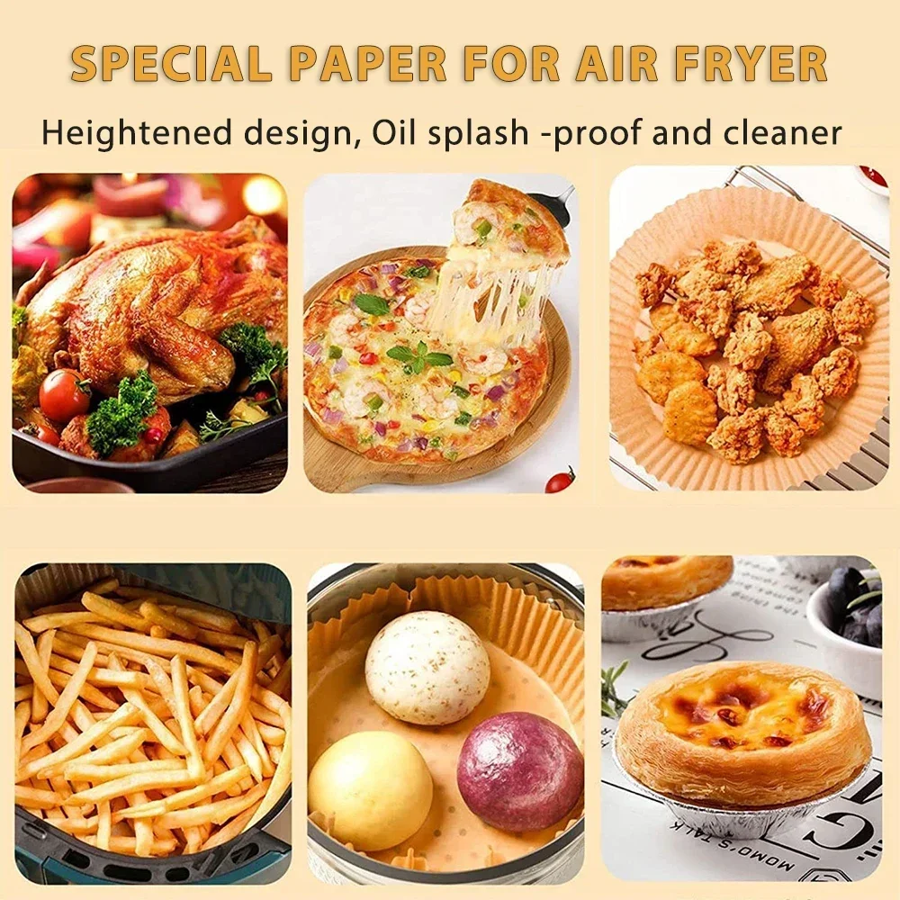 Air Kitchens Accessories Fryer Kitchen Gadgets Disposable Paper Utensils Pastry Baking Supplies Accessory Bakeware Dining Bar thumbnail 5