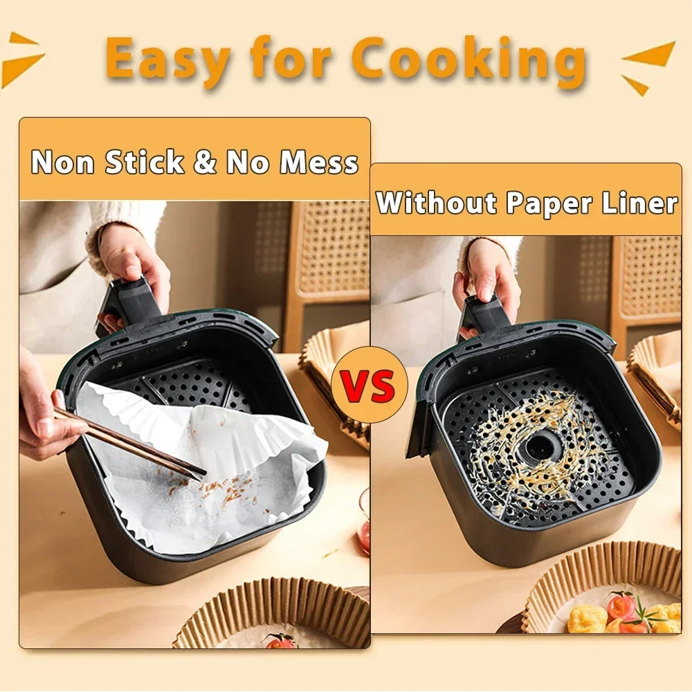 Air Kitchens Accessories Fryer Kitchen Gadgets Disposable Paper Utensils Pastry Baking Supplies Accessory Bakeware Dining Bar thumbnail 4