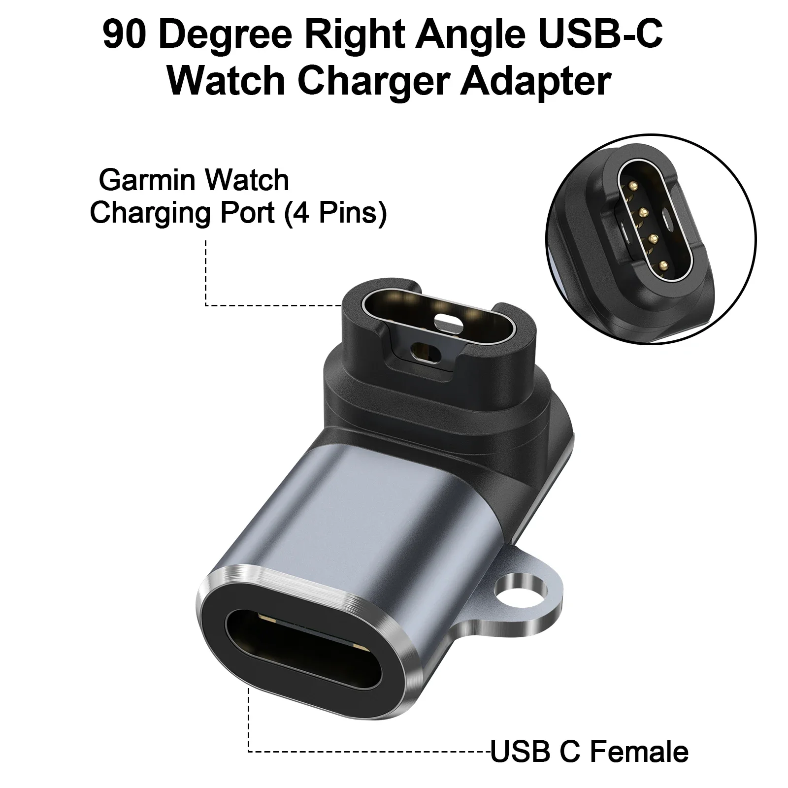 Charger Adapter Type C For Garmin Fenix 7 6 6X 5S 5X Plus/Instinct 2/Venu 2/Vivoactive 4 3/Forerunner 965 955 945 935 Converter thumbnail 6
