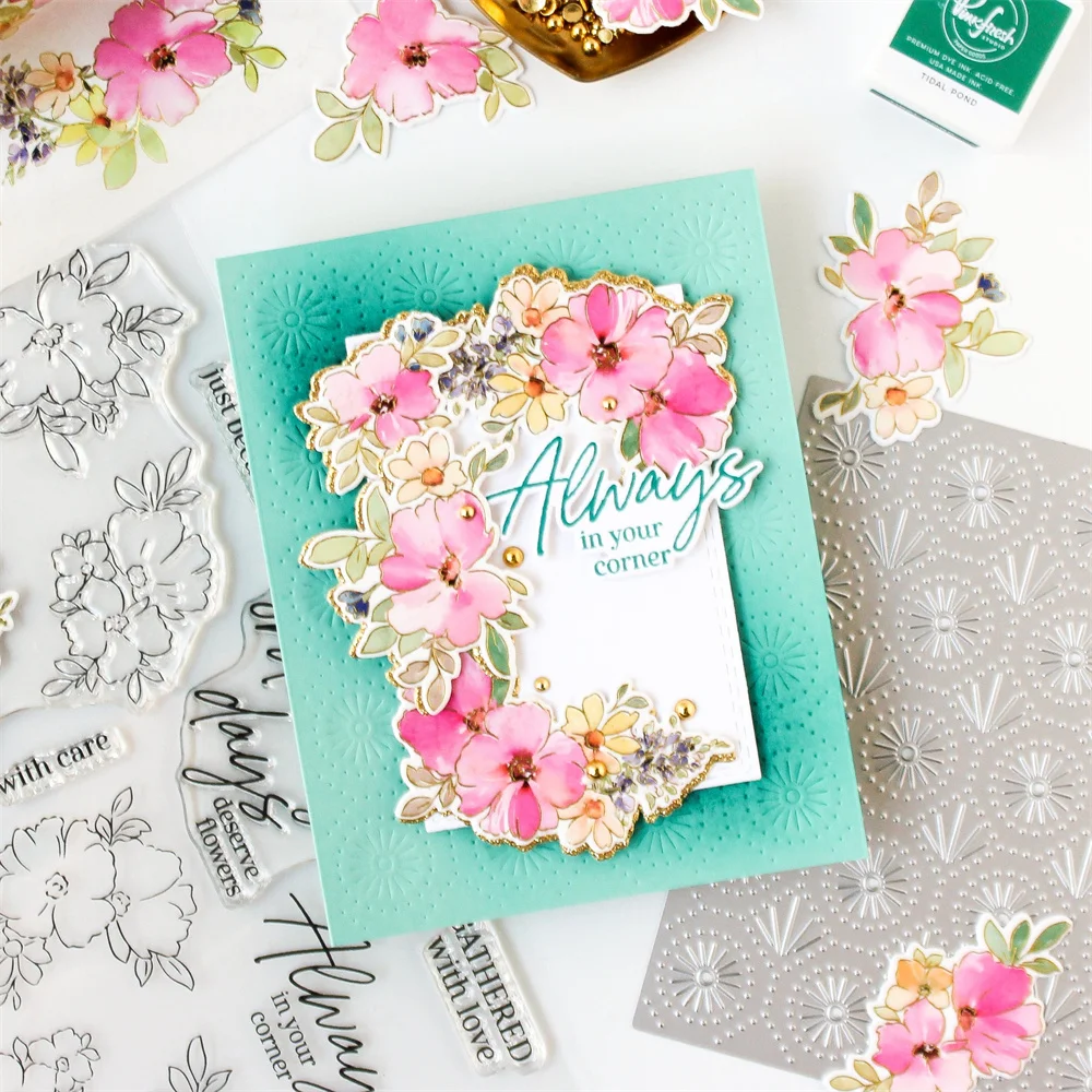 Pink Fresh the Daydream Edit Full Release Bundle Metal Cutting Dies Stamps Stencil DIY Scrapbooking Washi Paper Card Embossing thumbnail 5