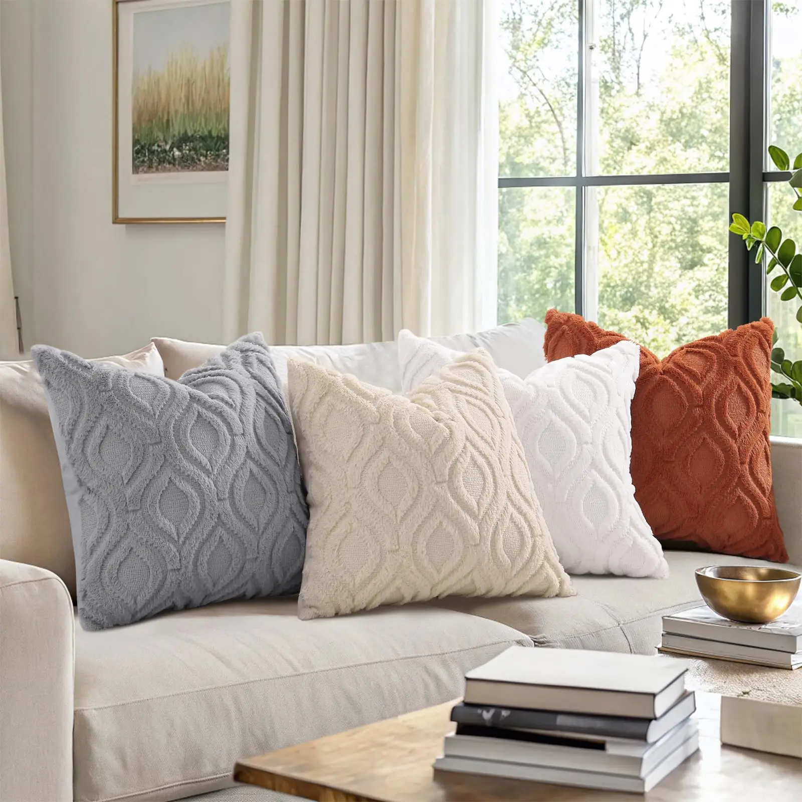 Decorative Throw Pillow Covers 2PCS Cushion Cases Nordic Style  Home Decor Cushion Covers Living Room Sofa Bedroom Pillow Case thumbnail 4