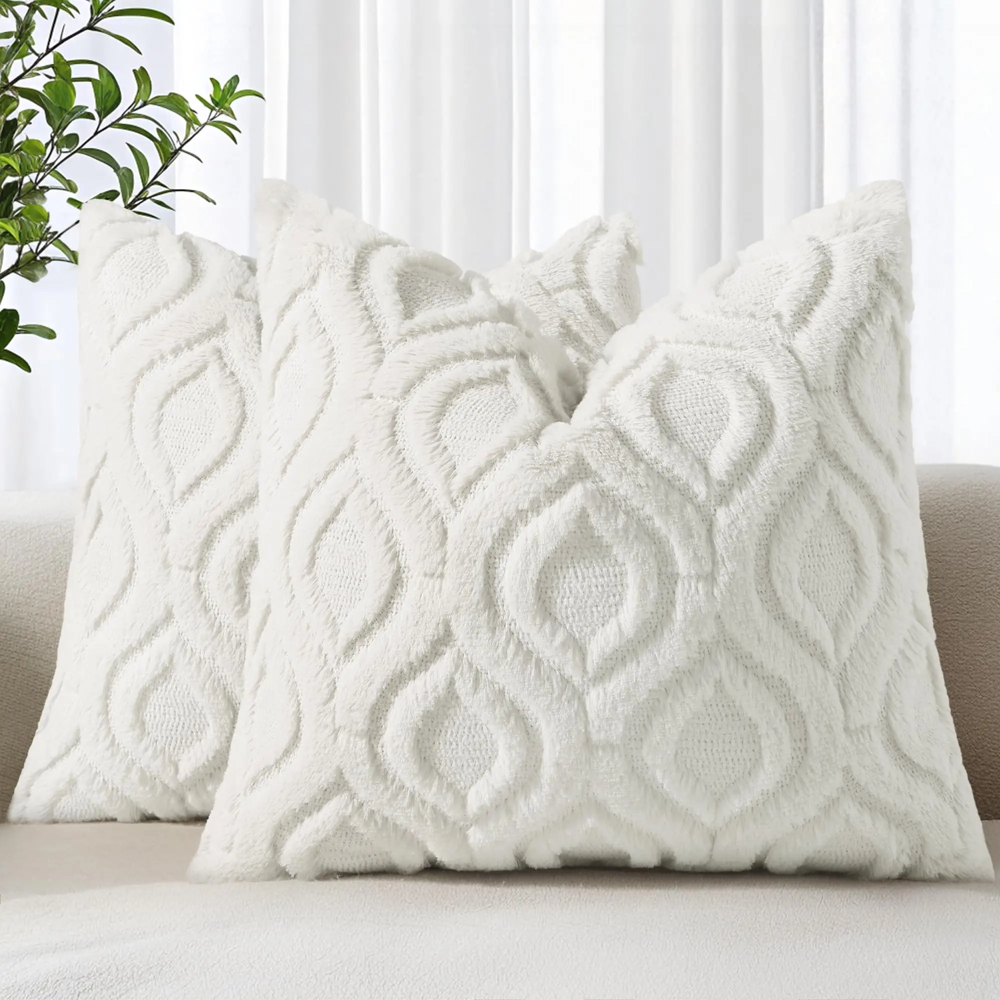 Decorative Throw Pillow Covers 2PCS Cushion Cases Nordic Style  Home Decor Cushion Covers Living Room Sofa Bedroom Pillow Case